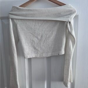 Elegant White Off-Shoulder Top